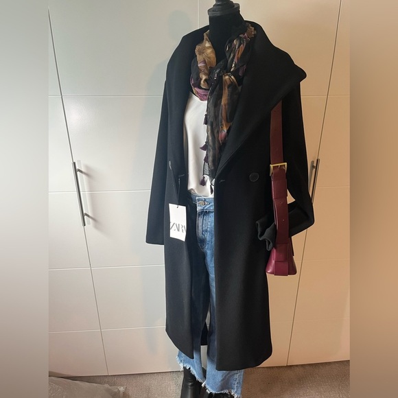 NWT Zara Belted Soft Hooded Coat - Picture 14 of 14